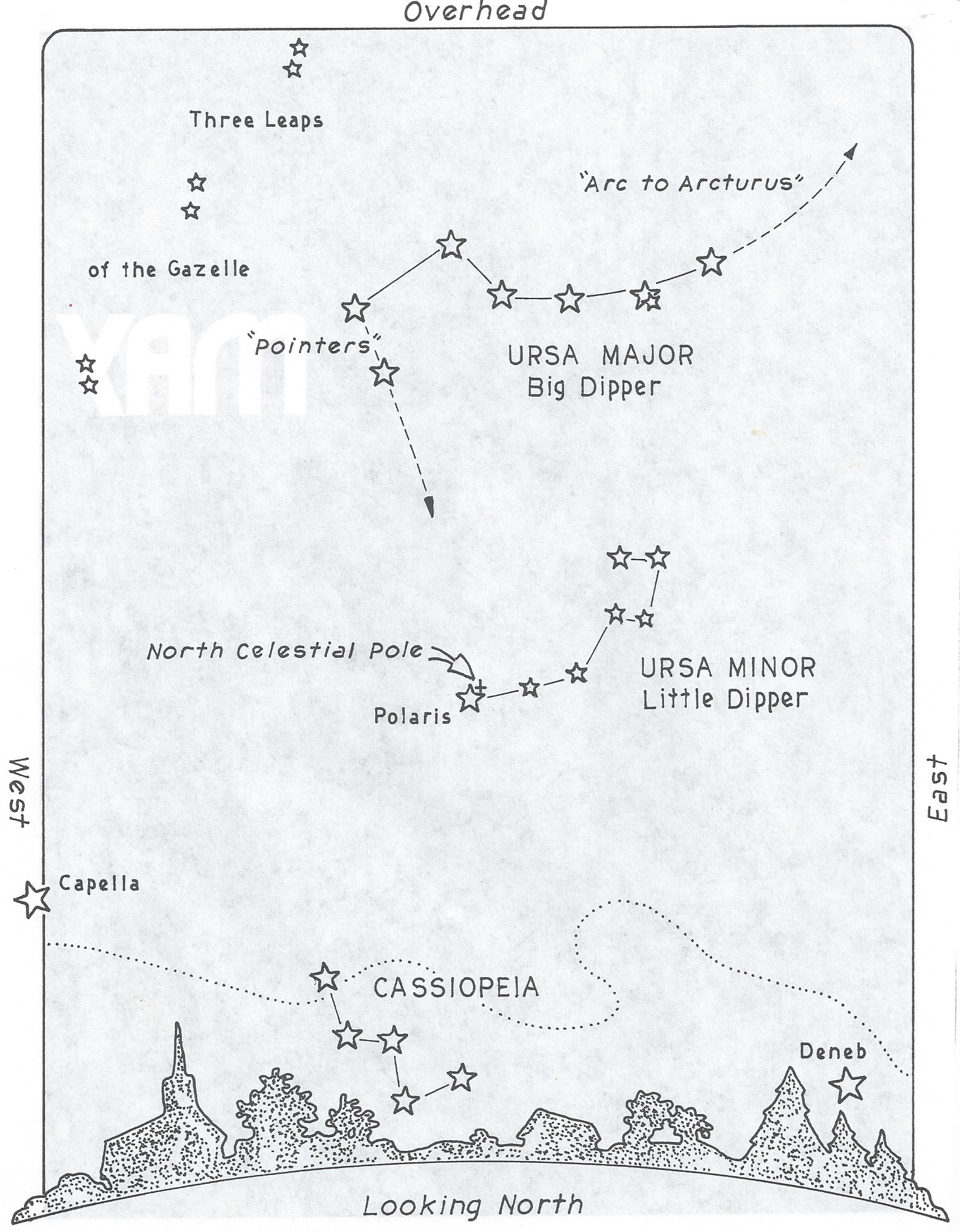 May August Star Map